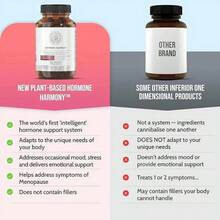 Hormone Harmony Capsules For Women – Natural Menopause Support, Balance Mood & Sleep, Scientifically Tested Vitamin Supplement For Hormonal Health & Wellbeing – 72 Caps - mặc định - Xem 4