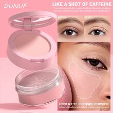 DUNUF Oil Control Setting Powder,Micro-Fine Texture, Long-Lasting Matte Finish, Pore-Minimizing & Smoothing Fine Lines, Waterproof Sweatproof, Suitable For Daily, Party,Christmas Holiday Gift. - 彩色 - 查看 9