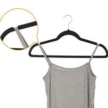 Premium Velvet Hangers Set, Non-Slip Thin Flocked Felt Hangers, Sturdy Clothes Hangers, Heavy Duty Coat & Suit Hangers, Durable Suit Hangers For Closet Use, Ideal Closet Supplies 1pc