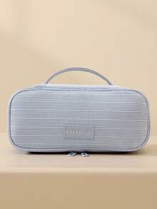 1/2 unidades Nova Necessaire Simples e Moderna em Veludo Cotelê, Essencial para Volta às Aulas, Estojo de Maquiagem Portátil, Estojo Multifuncional para Lápis, Porta-Pincéis de Maquiagem, Ideal para Dormitórios e Viagens, Material Escolar, Bolsa de Maquiagem, Necessaire de Viagem, Essencial para Viagem, Grande Capacidade, Bolsa de Maquiagem Grande, Presentes de Natal, Bolsa, Viagem, Presentes para Mulheres, Essencial de Viagem Feminino, Bolsa, Bolsa de Mão/Pequena, Organizador de Maquiagem, Bolsa, Porta-Pincéis, Mini Bolsa, Bolsa de Grande Capacidade