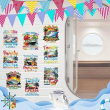 Fall Cruise Door Magnet - 16 Pcs Halloween Large Ship Decorations Funny Mailbox Covers Magnetic Cute Blue Pumpkin Cabin Anchor Stateroom Stickers Decals For Fridge Refrigerator Party Decor - 家庭裝-9件套 - 查看 5