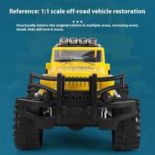 1pc 2025 New Off-Road Toy Car Inertial Large Beach Truck Pickup Truck Car Model, Birthday Gift, Christmas Gift, Gift, Perfect Gift, Present - Multicolor - View 5