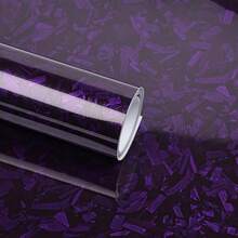 غشاء ألياف الكربون المطروق عالي اللمعان، مقاوم للخدش والأشعة فوق البنفسجية، مناسب لملصقات ديكور الدراجات النارية والدراجات النارية والسيارات، بطراز حديث، ملصق تعديل DIY لوحة التحكم الداخلية للسيارة، مصمم خصيصًا لملاك السيارات