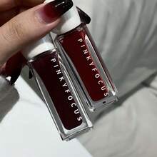 PinkyFocus 玻璃唇油 - 不沾杯，提亮肤色，防水丰盈双唇，适合所有肤色的节日礼物 - 彩色 - 查看 4