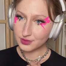 Pearl And Silver Mixed Face Gems Fake Piercings, Fake Lip Ring Fake Nose Ring Fake Eyebrow Piercing Fake Lip Piercing Self-Adhesive Face Sticker Fake Piercing Balls Cool Punk Y2K Makeup,23580477 - Bạc - Xem 5