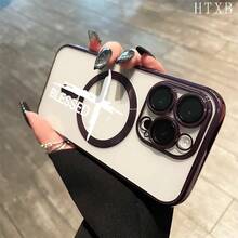 Teléfono con lente magnética y revestimiento electrochapado que incluye todo. Admite carga inalámbrica magnética y es compatible con phone 16 Pro Max, 16, 15 Pro, 14, 14 Plus/14 Pro Max, 13, 13 Pro, 12 Pro, 11/11 Pro y la serie Pro. Es un excelente teléfono para amigos, cumpleaños y festividades. - Plateado - Ver 4