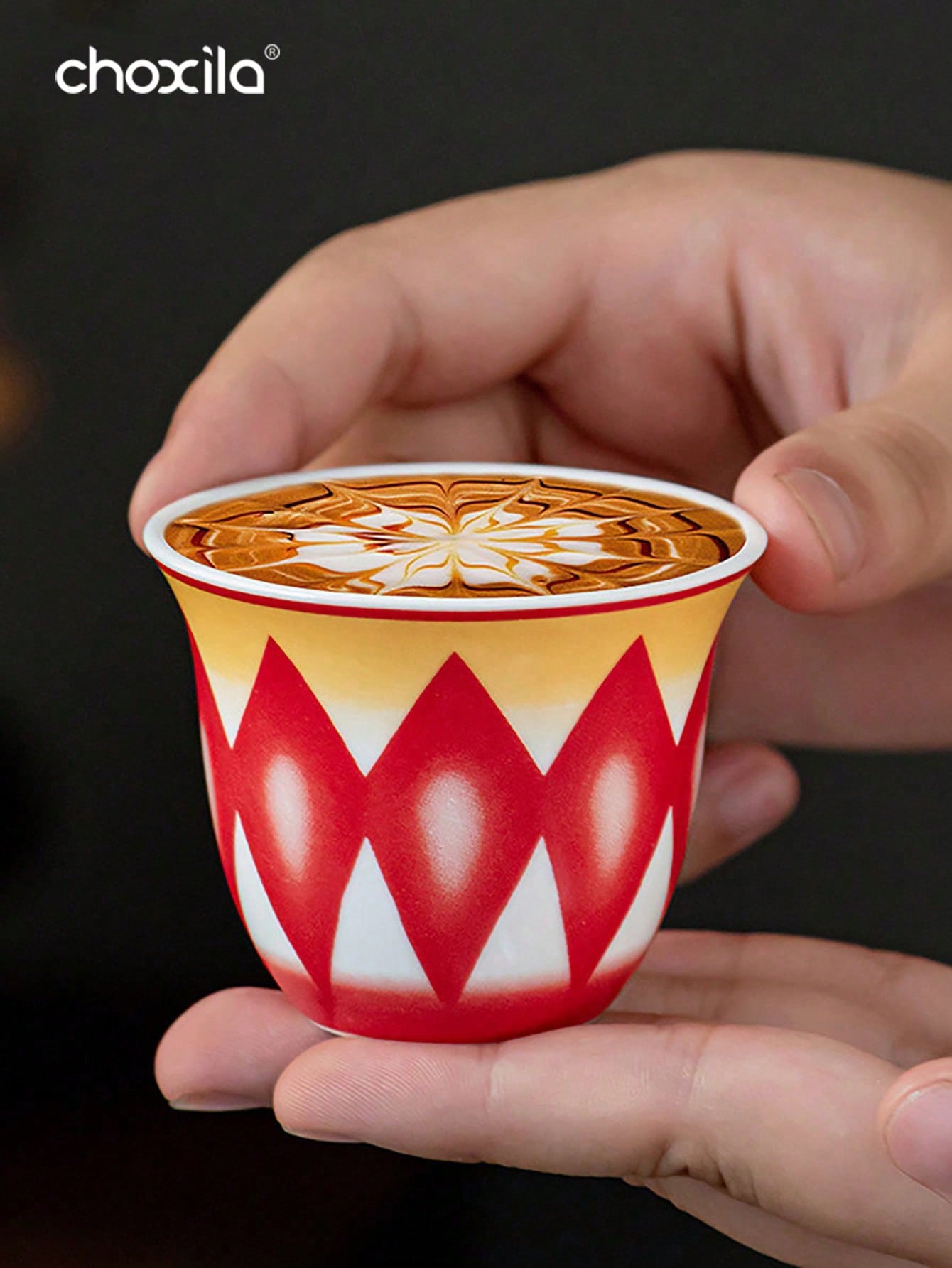 choxila 6 قطعة/مجموعة أكواب قهوة سيراميك صغيرة سعة...