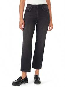 Kensie Jeans The Ella High-Rise Straight Leghalloween - Ramona - View 9