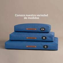 Cama Antiestrs de Foam para Perro y Gato, Colchoneta para Mascota Lavable Azul, Mediano - Chico + Azul - Ver 7