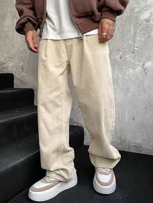 Herren Cordhose in Relaxed Fit - Aprikosenfarben - Übersicht 2