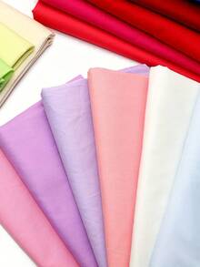 1pc Burgundy Polyester Twill Fabric, General Home DIY Pre-Cut Cloth - Burgundy - View 5