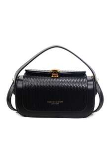 Women's Fashion Trapezoid Handbag, Elegant Minimalist Design, Versatile Shoulder/Top Handle, Large Capacity - Black - View 8