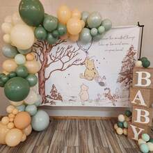 Oaoleer 4 Pcs Burlap Print Baby Shower Boxes For Gender Reveal Party Gender Neutral Baby Shower Centerpiece Decor - Burlap Grain Baby Cubes Baby Blocks With Letters, Rustic Baby Shower Decorations - ĐỨA BÉ - Xem 4