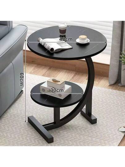 Coffee Tafel Next To The Living Room, Shelf, Nordic Verlichting Luxe Bedside, Moderne Bedside Table, Sofa Side view 2