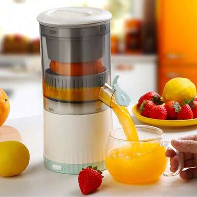 Portable Multi-Function Juicer, Freshly Squeezed Juicer, Residue Juice Separator, With Automatic Juicing And Separation Function-USB Rechargeable, ABS, Capacity 16.91-33.81 Ounces, Rest Assured To Drink, A Must For Freshly Squeezed Orange Juice, Kitchen Tools