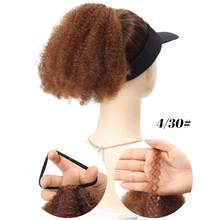 African Black Wig, Ponytail, Fluffy Small Curly Hair, Children's Explosive Head, 8 Clusters, Spring Wound Headband, Daily Wearing Wig, Hair Extensions For Women - Multicolor - View 9