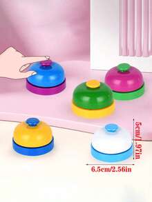 金属蜂鸣器铃铛配套手拍铃抓麦宠物训练召唤手按服务铃铛装置1个 - 多色 - 查看 2