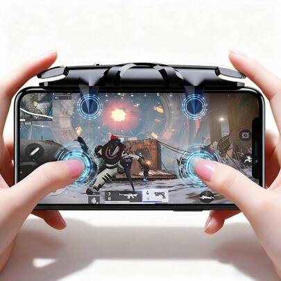 Mobile Game Controller, Controller, Shooting Game Accessory, Extendable Game Controller, ABS Resin Joystick, Non - Electric Game Controller, No Battery Game Controller, Mobile Gaming Joystick