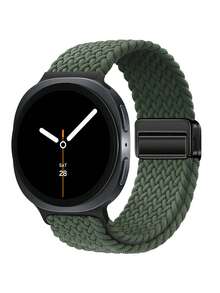 Brazalete de bucle trenzado magnético de metal para deportes, pulsera para Galaxy Watch 8 de 40 mm y 44 mm, banda magnética para Galaxy 8 Classic de 46 mm, correa de nailon - Galaxy Watch 8 - Ver 10