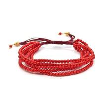 1pc 6-Layer Faux Pearl Bracelet, Multilayer Beaded Adjustable Bracelet, Fashionable Accessory For Women