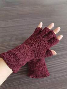 1 Paio di Guanti in Velluto Corallo Caldi - Design Senza Dita Termico Resistente, Con Dita Aperte, Adatti Per Uomo e Donna, Opzioni Multicolore - Ideali Per Inverno, Natale, Regali di Compleanno - Lavabili in Lavatrice Per Uso all'aperto e Quotidiano - Perfetti Per Sci, Escursionismo, Digitazione, Gaming - Guanti in Pile di Lana Corallo Unisex Per Autunno e Inverno, Guanti da Sci, Accessori Invernali Per Donna, Guanti Invernali da Donna, Guanti Termici Per Uomo