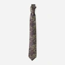 Vintage Printed Tie For Men And Women Hand-Tied Formal Casual Green Fun Floral Animal Tie - 005 - 查看 8