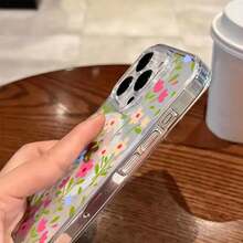 Teléfono Spring Day Small Flower Anti-Got, transparente, magnético, de alta definición, compatible con phone 16/16 Pro/16 Plus/15/15 Pro/15 Plus/14/14 Pro/14 Plus/13/13 Pro/13 Pro/12/12 Pro/12 Pro/11/11 Pro/11 Pro/X/XS/S22/S22 Plus/S22 Ultra/S23/S23 Plus/S23 Ultra/S24/S24 Plus/S24 FE/S24 Ultra. - transparente - Ver 2