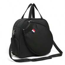 1pc 2025 New Large Capacity Tennis Racket Bag, Shoulder Strap Badminton Bag, Fashionable Women Sports Bag - Multicolor - View 4