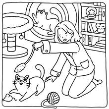 1pc Adult Coloring Book For Relaxation, Stress Relief Doodle Book | Warm Home Decor DIY Painting Patterns | Creative Gift For Cat Lovers, Suitable For Stationery, School Supplies, Perfect Gift For Girls, Wedding Season, Mother's Day - Cat Mom - View 7