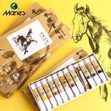 Marie's Chinese Painting Pigment 12/24/36 Colors 5ml/Tube, Professional Watercolor Sumi Painting Art Supplies Tool For Beginner, Primary School Students, Adults, Perfect For Back-To-School Gift! - Single Piece - View 8