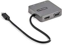 Adaptateur multiport USB-C StarTech.com - Station d'accueil USB Type-C - HDMI ou VGA - avec câble de 29 cm - avec ports USB A et USB Type-C - Gris foncé - Voir 5