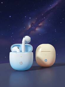 HP 无线耳机，配备 Premium Sound 5.3 自动配对耳塞，30 小时播放时间，轻巧的 IPX4 防水无线耳机，带麦克风，适用于 和 Android，游戏耳机和带麦克风的扬声器，节日礼物母亲节礼物 - 耳機 - 查看 4