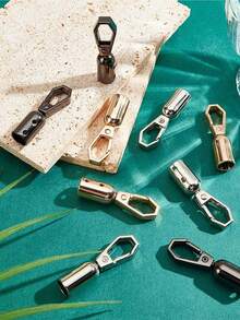 Metal Swivel Spring Hook - Heavy Duty Lobster Clasp, Multi-Functional Bag Hardware Accessory, Suitable For Keychains, Wallets, Backpacks And Luggage Tags, Durable Metal Swivel Buckle, Suitable For DIY Craft Projects, Bag Repair, Rope End Caps, Rope End Terminators, Lobster Claw Clasp, Crimp Ends, Necklaces - Multicolor - View 7