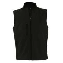 SOLS Mens Rallye Soft S Bodywarmer Jacket (Black) - 94% Polyester/6% Elastane - (PC349) - Black - View 1