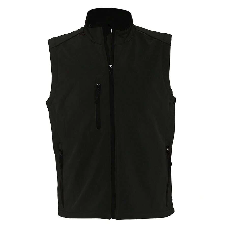 SOLS Mens Rallye Soft S Bodywarmer Jacket (Black) - 94% Polyester/6% Elastane - (PC349) - Black - View 1