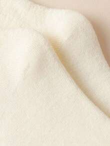 女士保暖袜，美利奴羊毛加厚保暖袜，冬季船袜，尺码 35-43，舒适徒步船袜，保暖内衬船袜，舒适家居袜，纯色，睡眠袜，地板袜，黑白纯色 - 彩色 - 查看 3