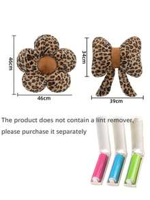 3/1 pièce Coussins décoratifs à fleurs/papillons en couleur marron/unie, coussin décoratif doux et mignon avec nœud papillon, convient pour le lit, le canapé et la chambre, coussin décoratif indispensable pour l'automne/l'hiver, cadeau d'anniversaire, cadeau parfait pour la famille et les amis pour les mariages, coussin décoratif en flanelle, ornements