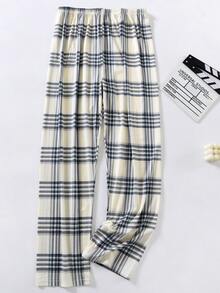 1 Quần ngủ kẻ sọc rộng rãi thời trang xuân/thu cho nam, đồ ngủ cỡ lớn thích hợp mặc ngoài trời, mùa đông - Nhiều màu - Xem 2