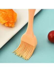 1 pieza Cepillo de aceite para mini parrilla de barbacoa para el hogar, de material de silicona resistente al calor, fácil de limpiar