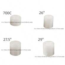 2 Rolls Multi-Size Mountain Bike, Road Bike Anti-Puncture Tire Liners, Inner Tube Liners 26 Inch, 27.5 Inch Inner Tube Anti-Explosion Strips