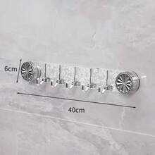 Nuovo gancio appendi-oggetti a ventosa senza foratura, a lunga, per appendere in bagno e cucina, gancio adesivo senza cuciture a 5 ganci