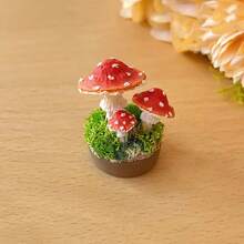 2 件/6 件套装 3D 蘑菇形聚合物粘土模具 - 大/中/小，带茎和鳃，高精度硅胶模具套装，适用于 DIY 耳环、吊坠、可重复使用的粘土造型材料 - 灰色 - 查看 6