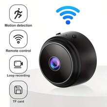 1pc Smart Wi-Fi Security Camera With 2.4GHz Wireless Indoor Surveillance, Remote Viewing, Motion Detection, Home Assistant Compatibility, Sleek Design - Black - View 9