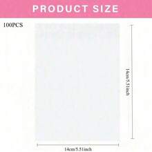 100pcs Transparent Self-Sealing Wax Paper Packaging Bags, Suitable For Gifts, School Supplies, Food Bags, Food Boxes, Candies, Chocolates, Cookies Etc. - Clear - View 22