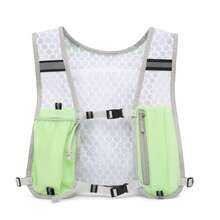 户外运动跑步骑行背包，透气防水反光背包背心，适合骑行、跑步、马拉松、徒步旅行存放水瓶和手机