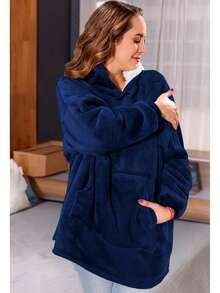 Women Lounge Robes - Azul Oscuro - View 2