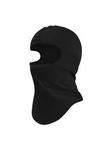 1pc/2pcs Unisex Solid Color Balaclava Face Mask, Suitable For Daily Use, Outdoor Travel, Hiking, Skiing, Cycling
