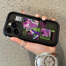 Entrega Local Funda de Teléfono ZUTOMAYO con Diseño de Chica Anime Creativa y Moderna con Sombrero - Compatible con Apple  16, 16e, 15, 14, 13, 12 Mini, 11 Pro Max, X, XR, XS Max, 8, 7 Plus| Protector de Lente Suave para la Espalda - Blanco antiguo - Ver 6