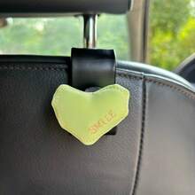 1pc Lovely Heart-Shaped High-Grade Car Seat Back Hook, Multifunctional Car Interior Storage Small Hook, Suitable For Women, Car Seat Backrest