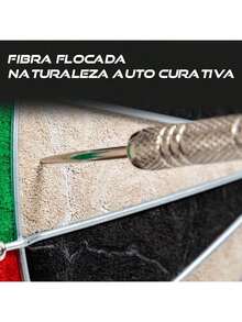 AI-PIKA Juego de Dardos,Dardos y Dianas, 6 Darts de Punta de Acero Ultra Precisos,18 Pulgadas de Diámetro,Adecuado para Deportes de Ocio,de Competencia - 1 - Ver 2